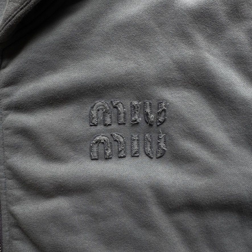 Miu Miu Miu Miu Overdyed Zip-Up Size US XS / EU 42 / 0 - 2 Thumbnail
