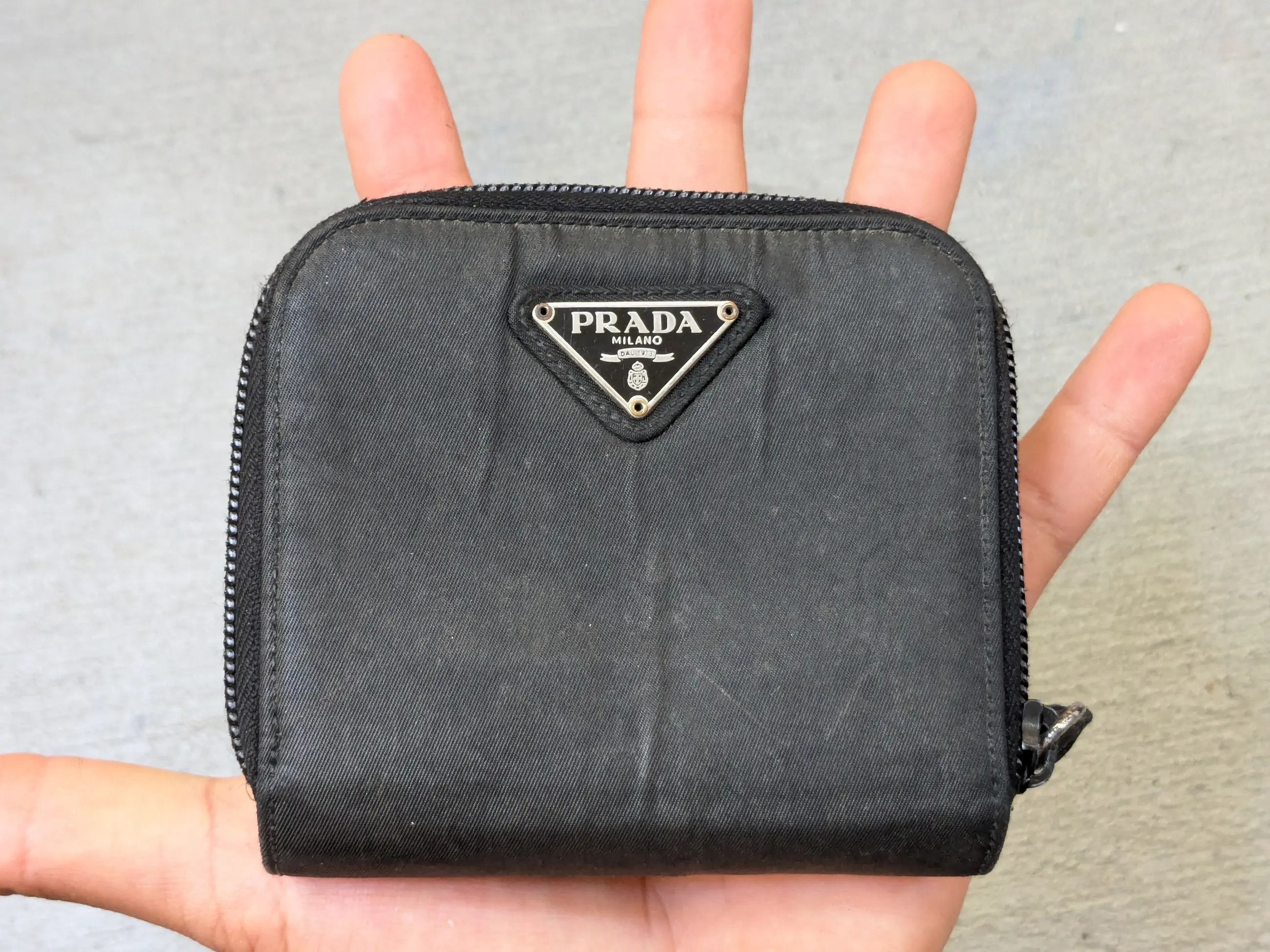Prada Prada Wallet Black Saffiano Leather Bifold Cardholder Y2K Size ONE SIZE - 19 Thumbnail