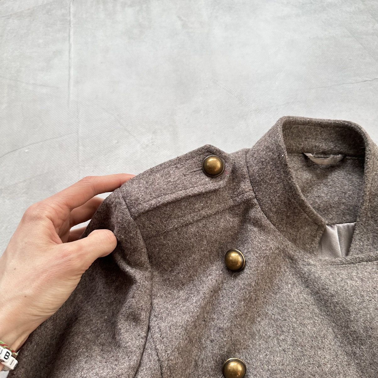 Hysteric Glamour × Undercover 00s Napoleon Military Jacket Wool Coat YSL PPFM Balmain Vibe Size M / US 6-8 / IT 42-44 - 5 Thumbnail