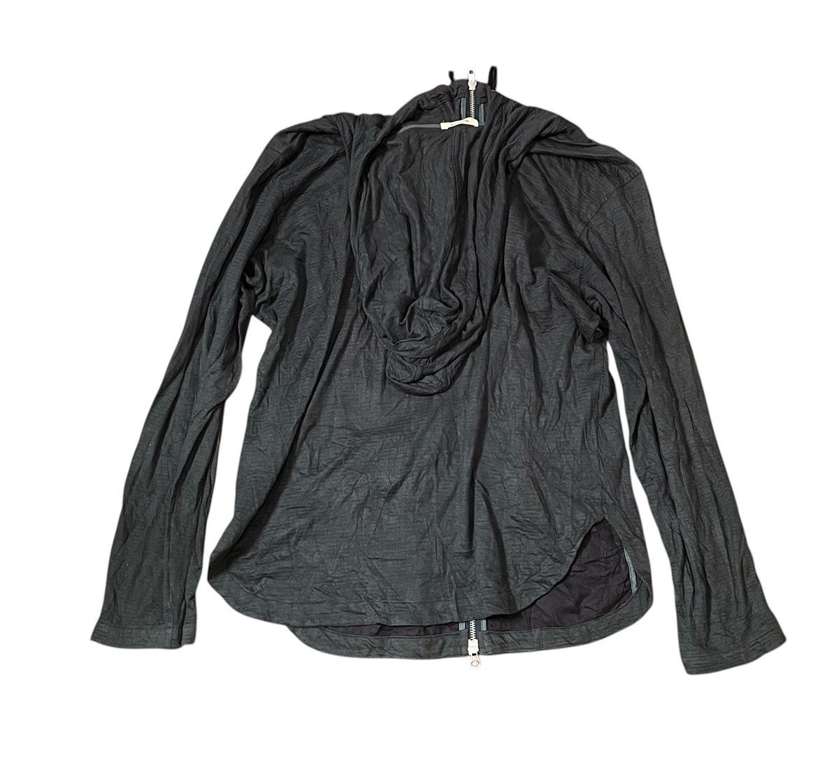 Helmut Lang Helmut lang lightweight zip up dark grey hoodie Size US M / EU 48-50 / 2 - 6 Thumbnail