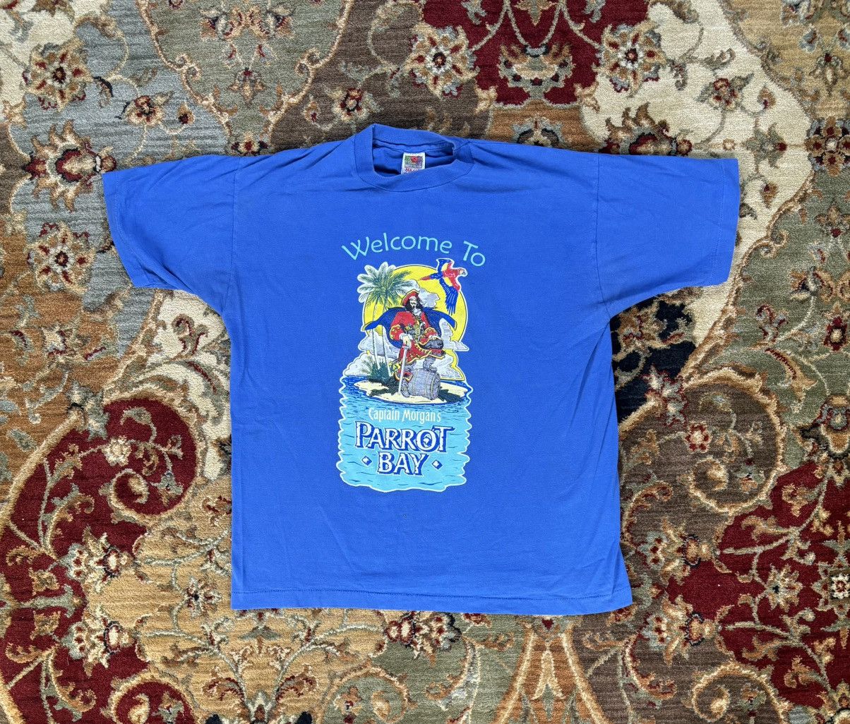 Vintage 1990’s Captain Morgan Promo T-Shirt Size US XL / EU 56 / 4 - 2 Thumbnail