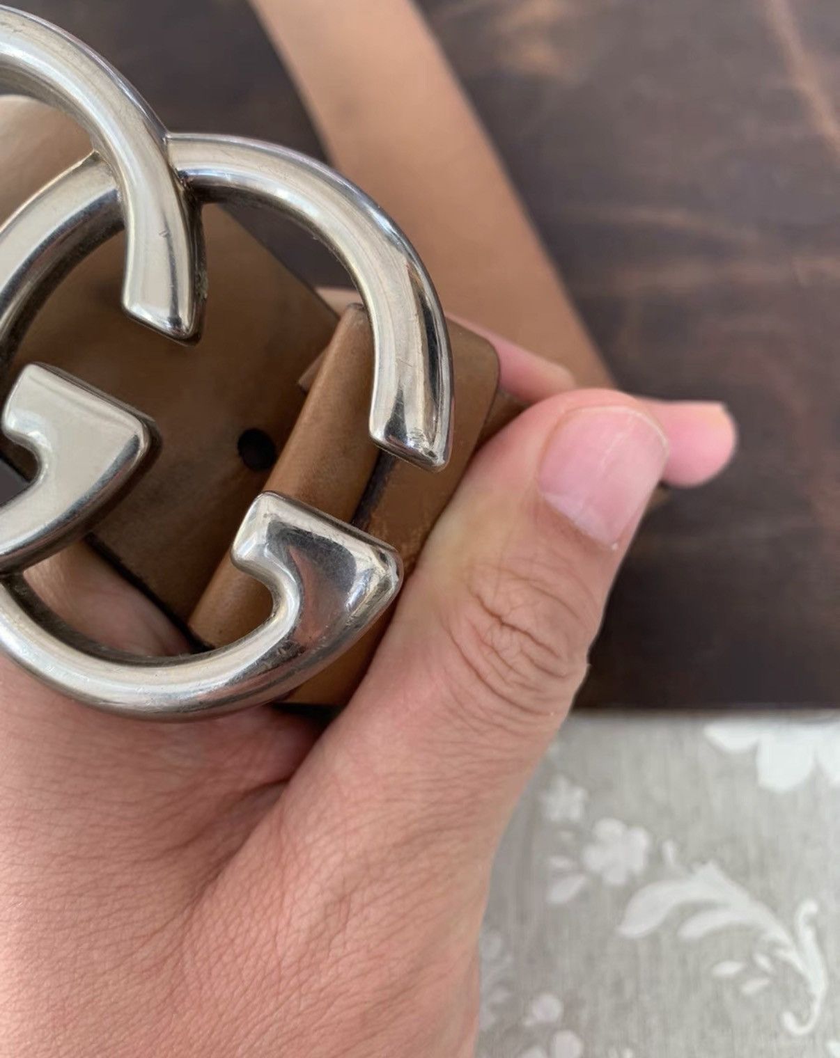 Gucci Gucci genuine leather belt K16 Size ONE SIZE - 8 Thumbnail