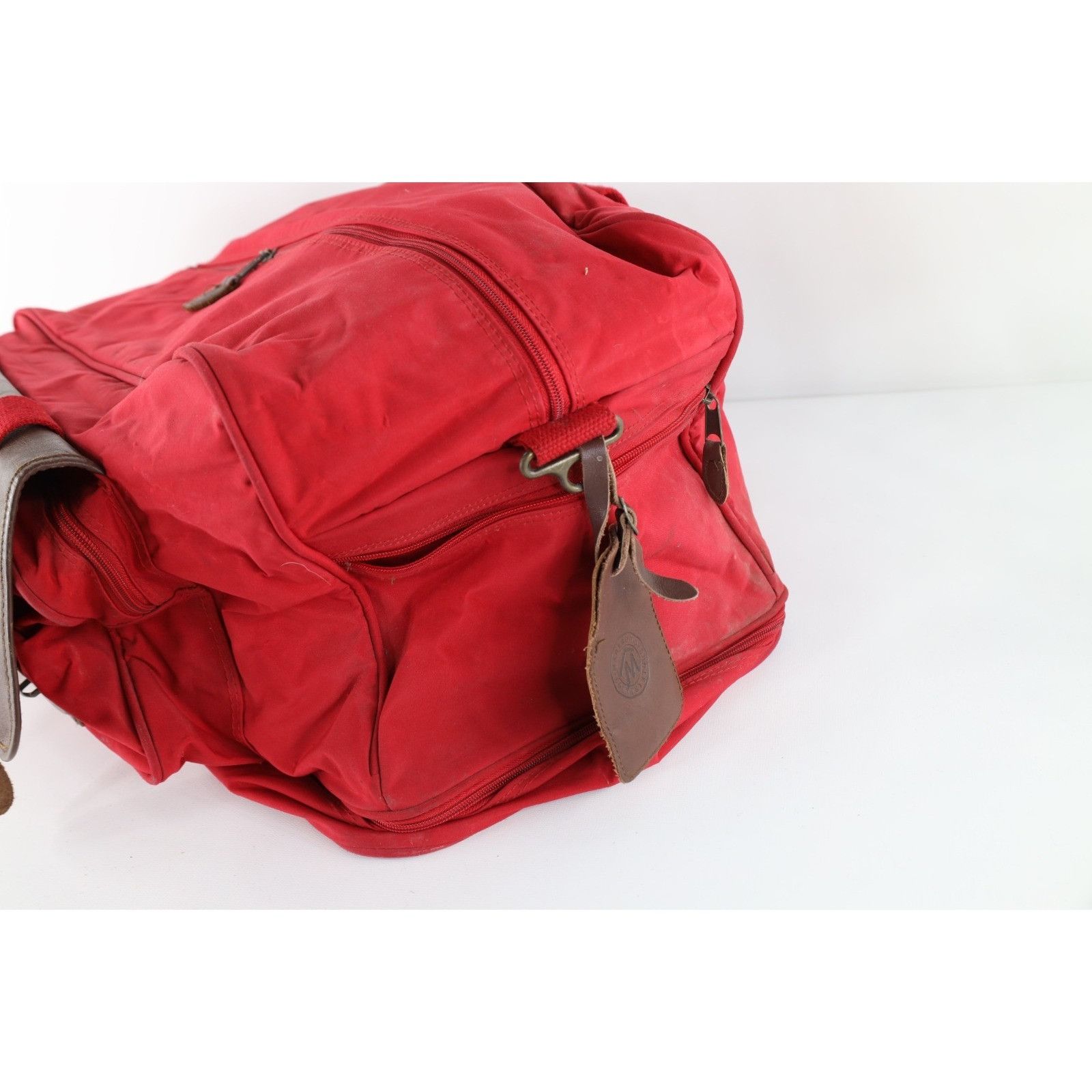 Marlboro Vintage 90s Marlboro Distressed Spell Out Handled Duffel Bag Size ONE SIZE - 7 Thumbnail