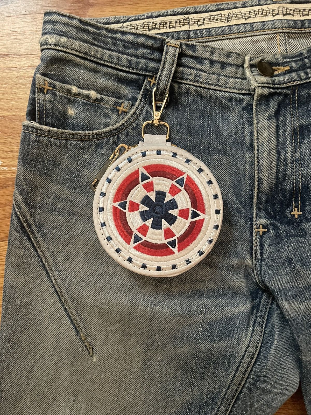 image of Blackmeans Coin Pouch in White, Men's