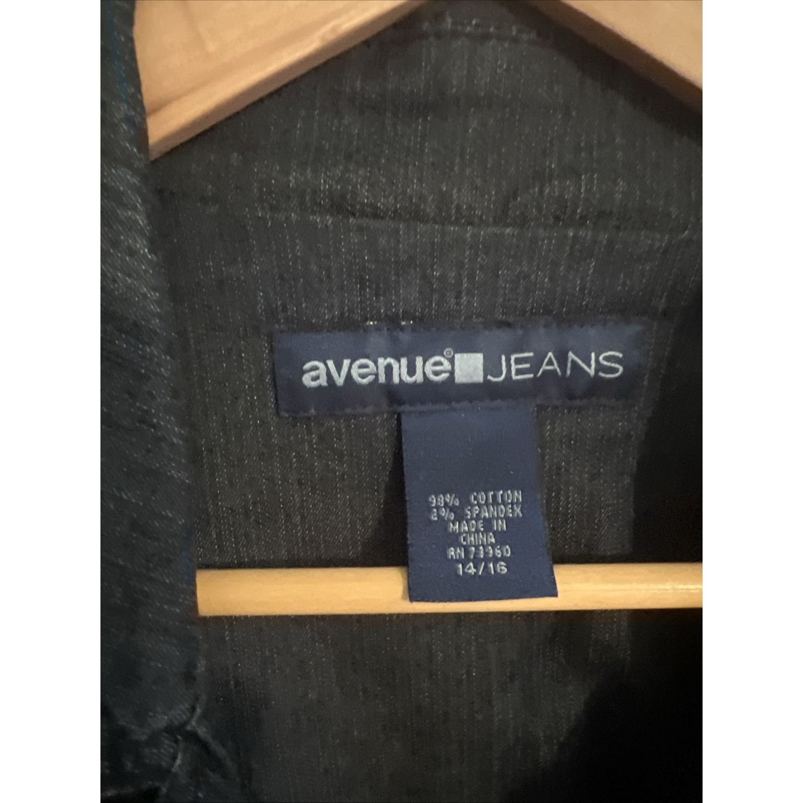 Avenue Avenue Jeans Denim Trench Coat - Women's Size 14/16 Cotton Size XXL / US 16-18 / IT 52-54 - 3 Thumbnail
