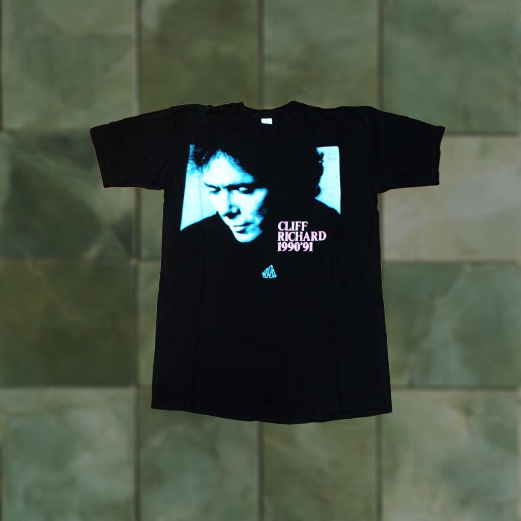 Vintage VINTAGE CLIFF RICHARD FROM THE DISTANCE THE TOUR 1990-1991 T-SHIRT MENS XL VINTAGE Size US L / EU 52-54 / 3 - 1 Thumbnail