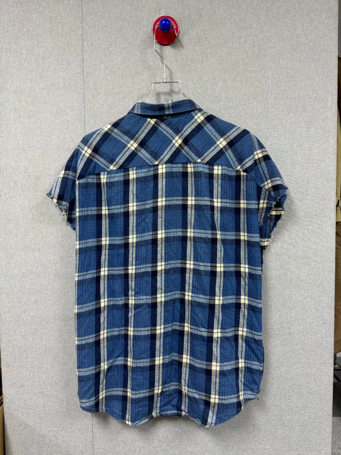 FOG Fog S4 Mainline Black/Blue Check Shirt Vest M New Size US M / EU 48-50 / 2 - 2 Thumbnail