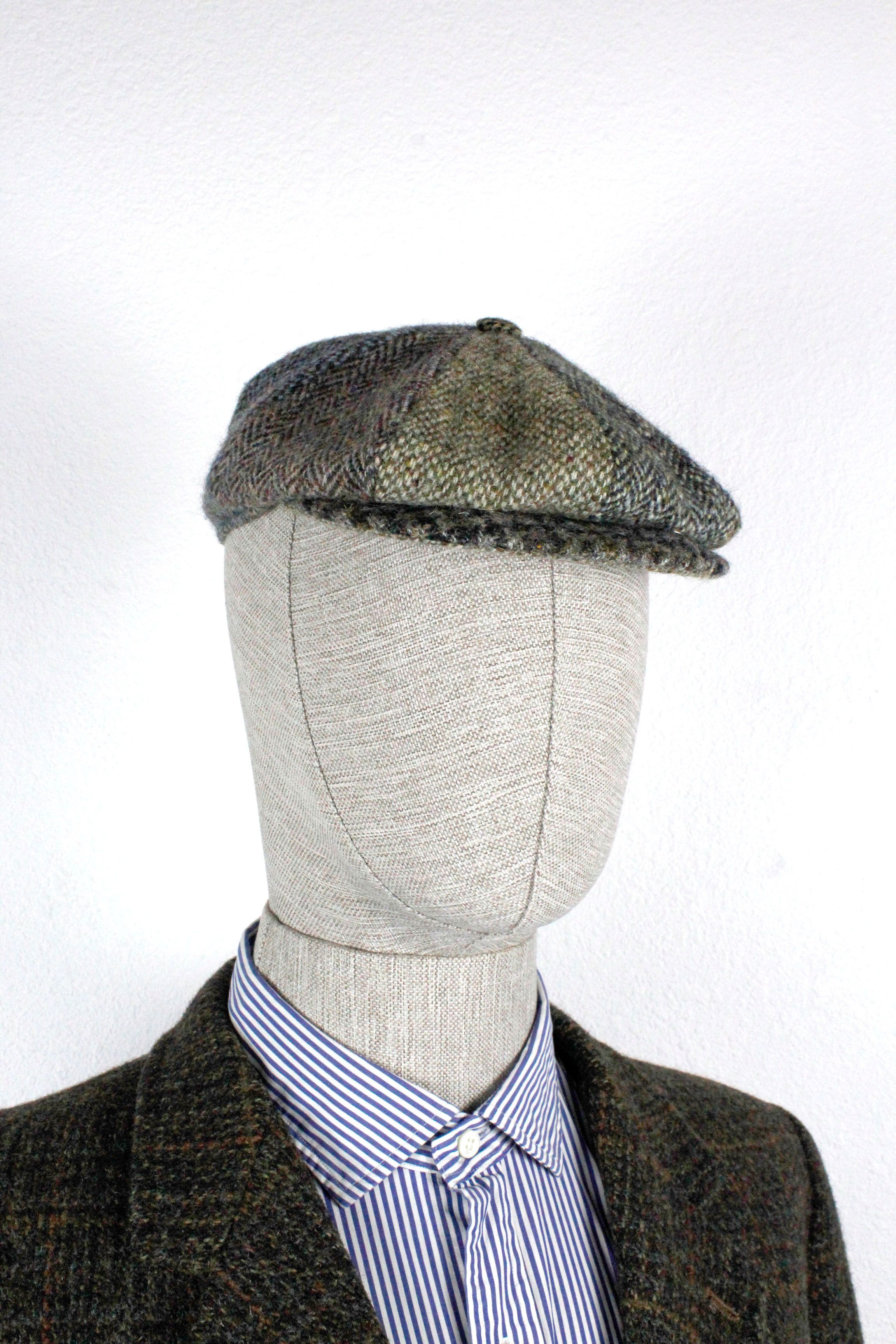 Harris Tweed Harris Tweed Patchwork Baker Boy Flat Cap Hat Peaky Blinders Size ONE SIZE - 1 Thumbnail