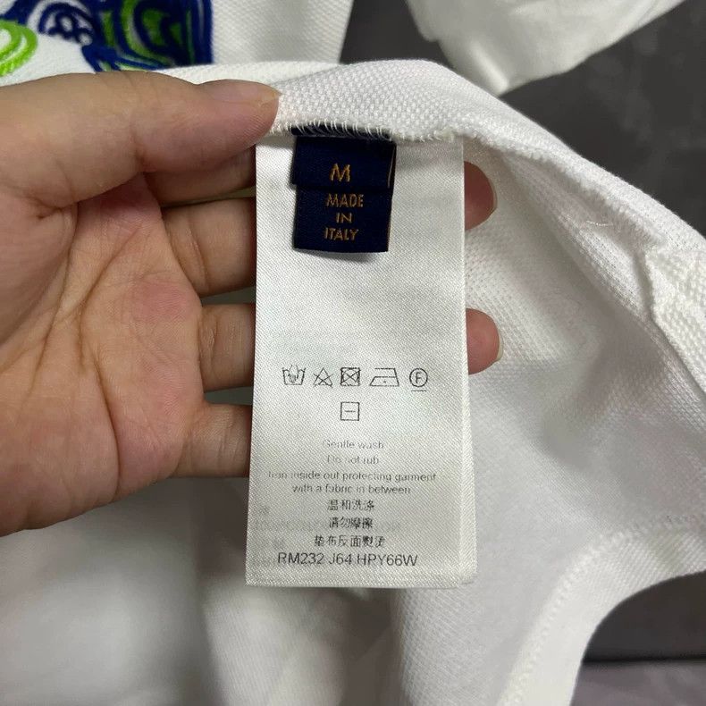 Louis Vuitton Louis Vuitton White Logo printed casual short-sleeved Polo Size US M / EU 48-50 / 2 - 4 Thumbnail