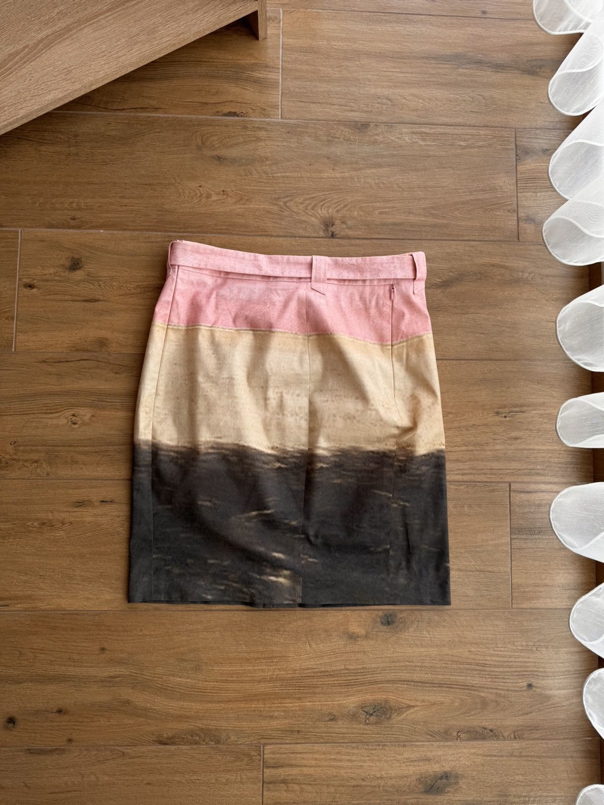 Akris × Vintage Akris Stable San Cristobal Straight Pink Zipper Skirt Size 27" / US 4 / IT 40 - 5 Thumbnail