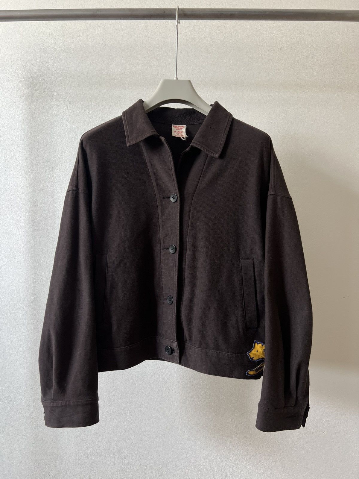 Vintage Faded Denim Dungaree Patch Jacket Distressed Grunge Size US M / EU 48-50 / 2 - 1 Thumbnail