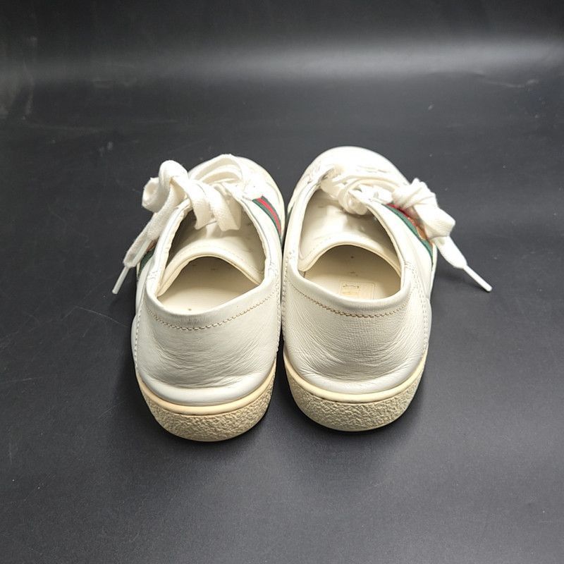 Gucci Gucci ACE Leather Bee Sneakers for Men Size US 5.5 / EU 38 - 3 Thumbnail