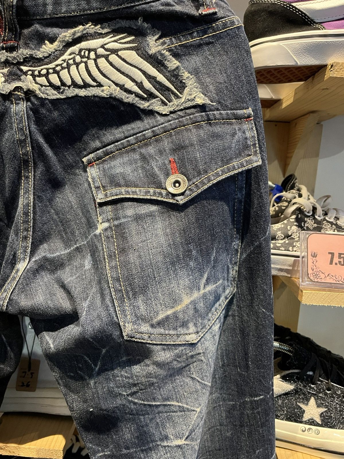 Japanese Brand Nylaus Jeans Japanese Jeans Size US 33 - 3 Thumbnail