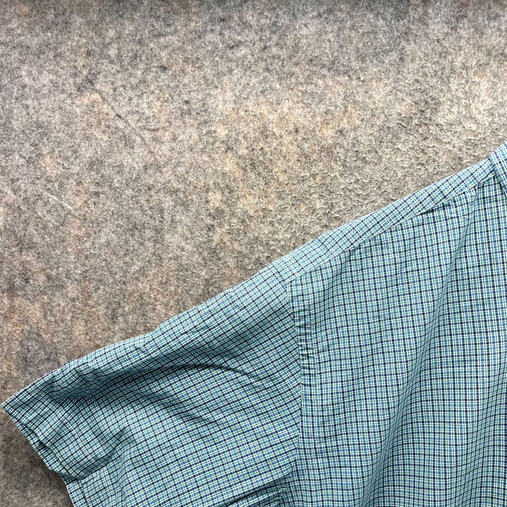 Polo Ralph Lauren VINTAGE Polo Ralph Lauren Shirt Mens M Blue Custom Blake Oxford Gingham Polo Ralph Lauren Shirt Button-Up Short Sleeve Collared Size US M / EU 48-50 / 2 - 4 Thumbnail