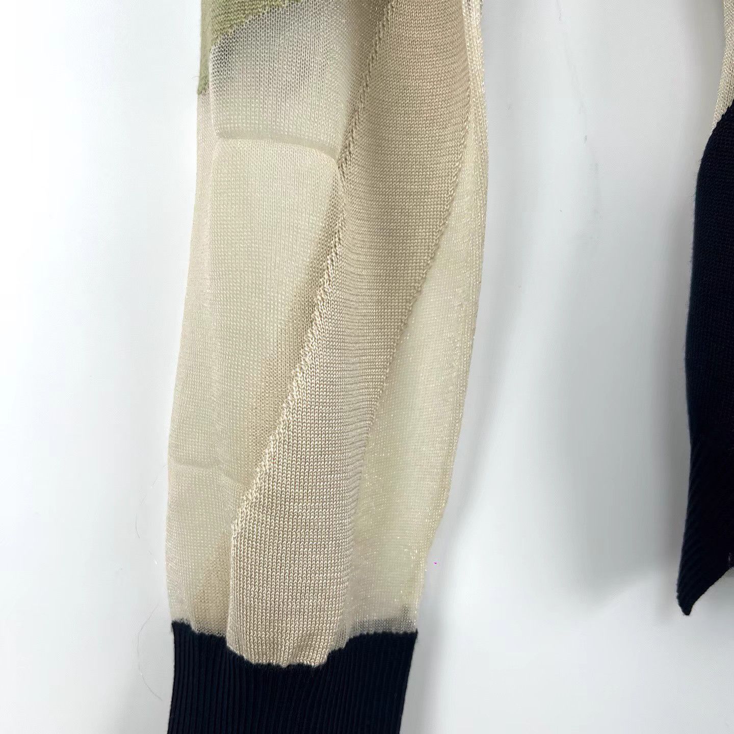Fendi Fendi Color-Blocked Pattern Knit Long Sleeve K12 Size XS / US 0-2 / IT 36-38 - 6 Thumbnail