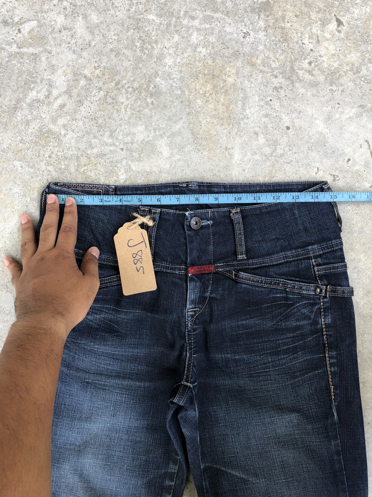 Marithe + Francois Girbaud Marithe Francois Girbaud Flared Jeans Distressed Jeans Size US 29 - 17 Thumbnail