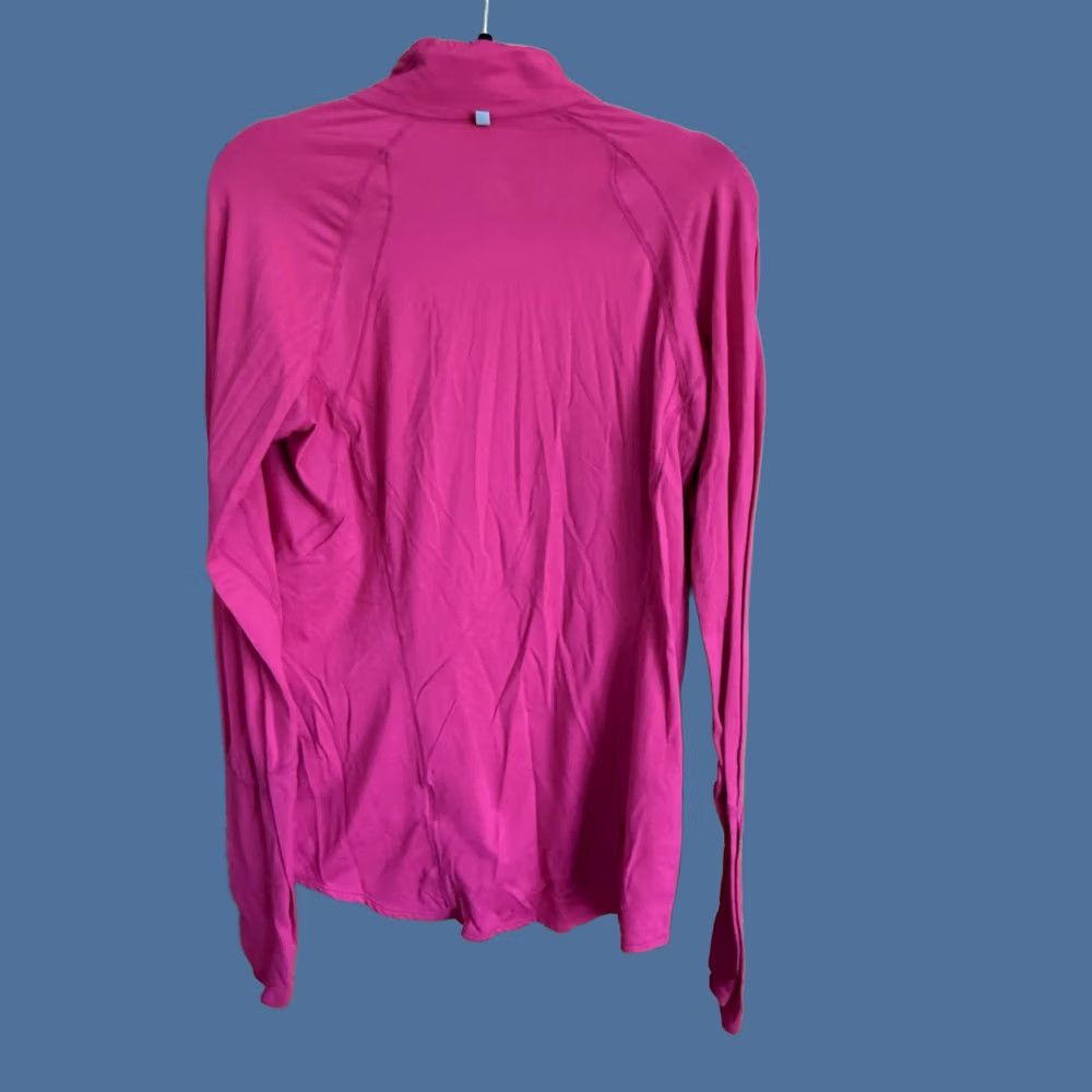 Nike Nike Fit-Dri Womens L 1/4 Zip Pullover Hot Pink Running Yoga Hiking Size L / US 10 / IT 46 - 1 Thumbnail