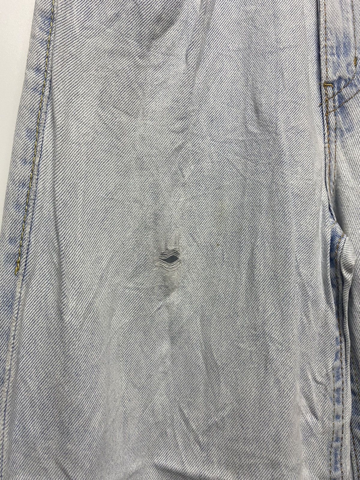 Levi's Levis Premium Jeans Distressed Denim Balloon Leg Big E Pants Size 26" / US 2 / IT 38 - 9 Thumbnail