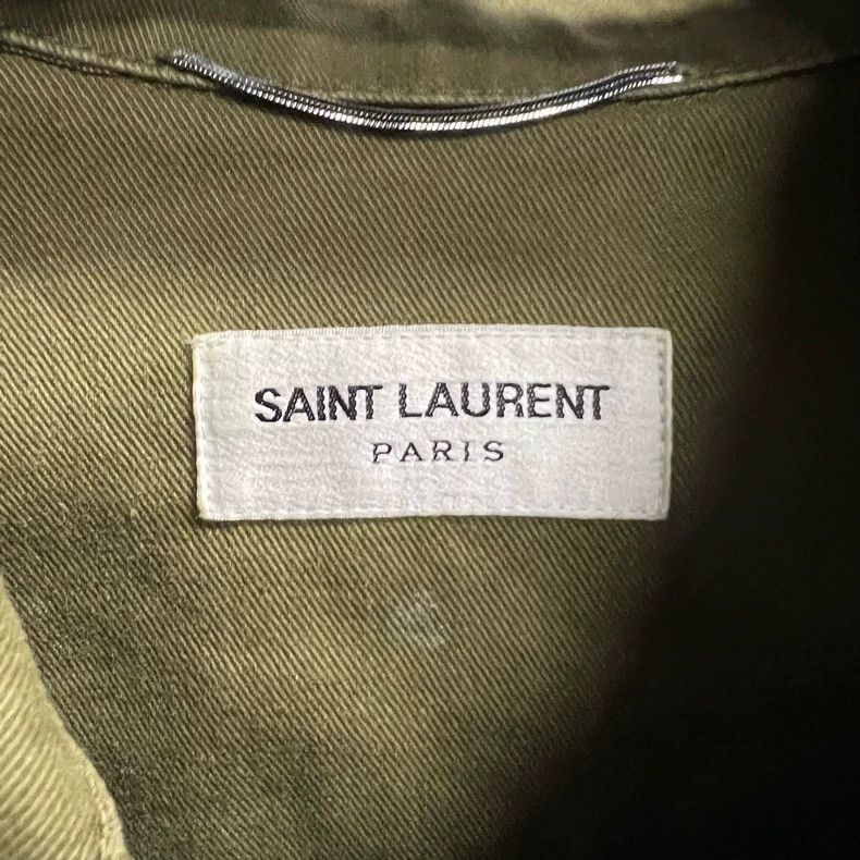 Saint Laurent Paris Saint Laurent Paris Navy Shark Denim Jacket Size US M / EU 48-50 / 2 - 3 Thumbnail