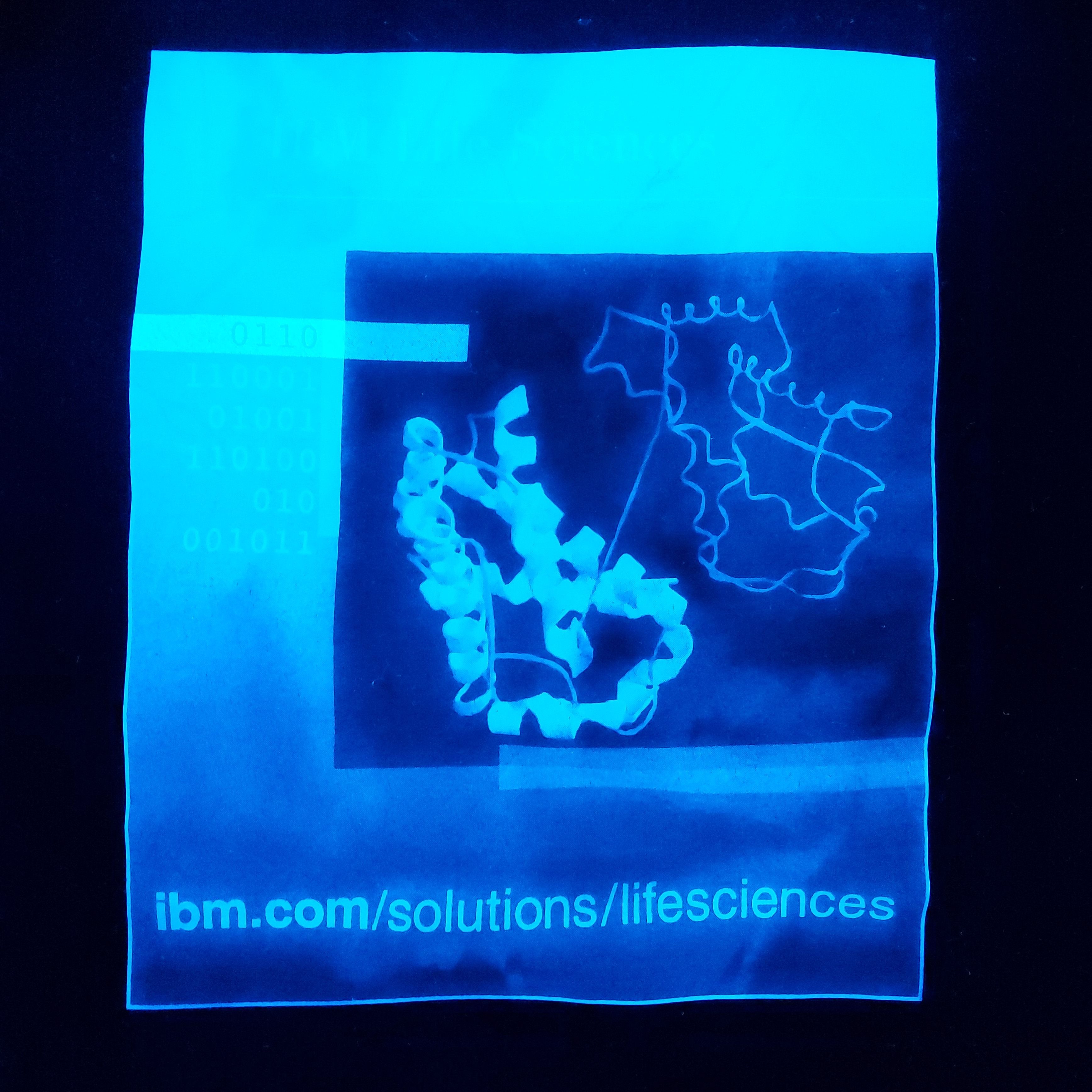 Microsoft Vintage 90s IBM Life Sciences Computer Tech Official TEE Size US L / EU 52-54 / 3 - 7 Thumbnail
