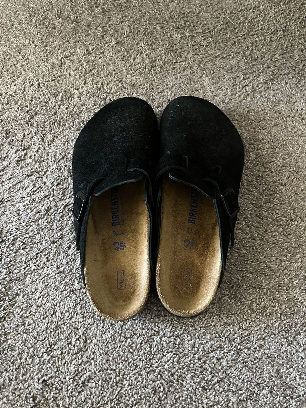 Birkenstock Birkenstock Black Boston US Mens Size 10 Size US 10 / EU 43 - 3 Thumbnail