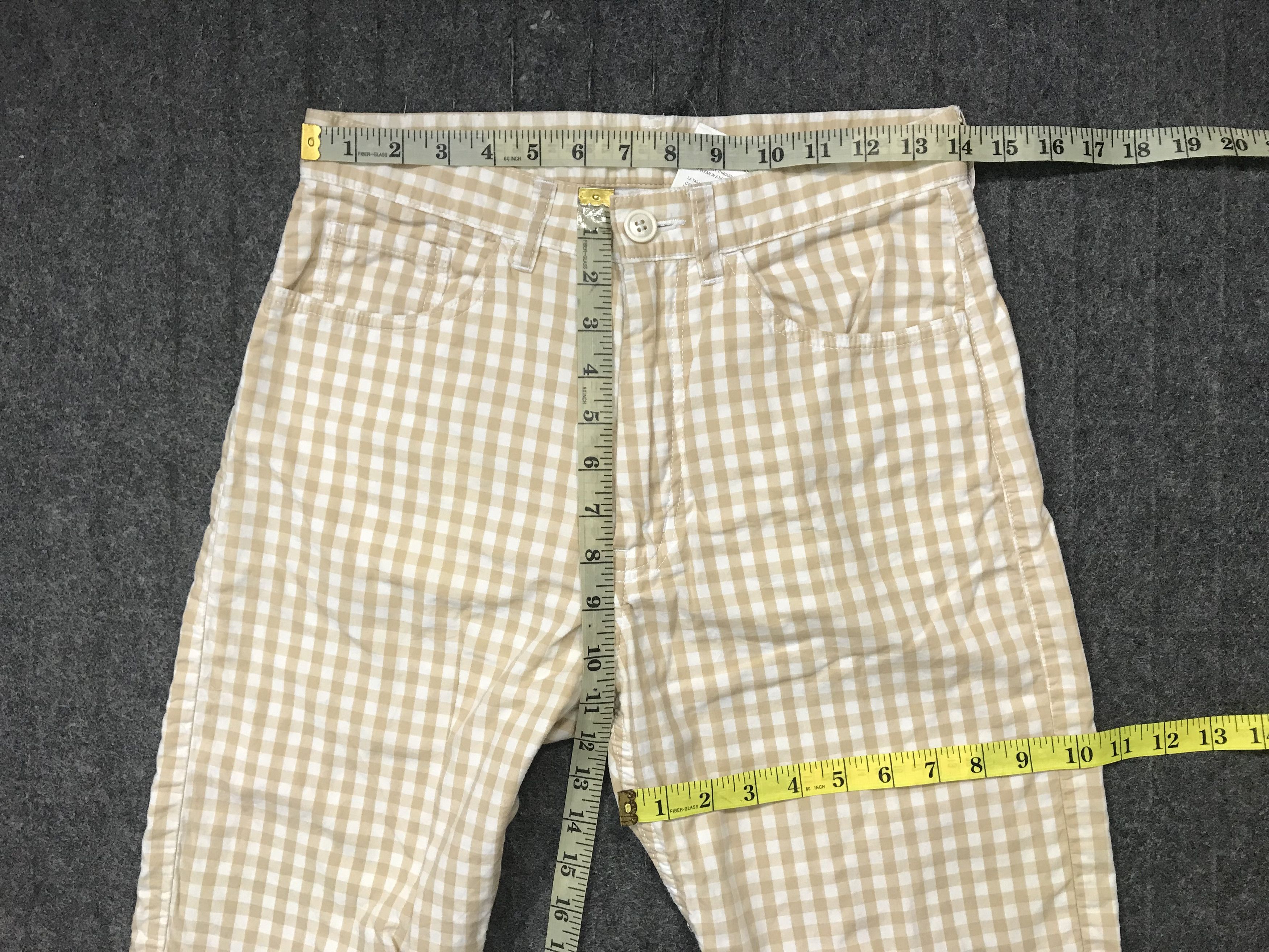 Comme des Garcons × Japanese Brand Comme Des Garçon Gingham Pant Slack Trouser Checked Size US 28 / EU 44 - 10 Thumbnail