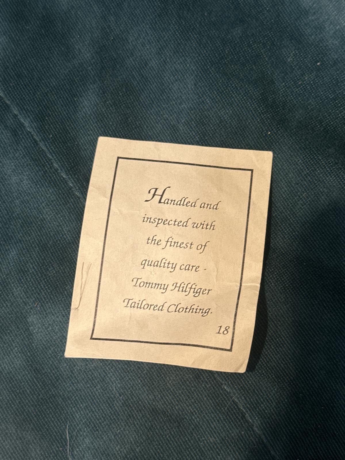 Tommy Hilfiger VTG Men's 44R Tommy Hilfiger Suit Blazer Size 44R - 6 Thumbnail