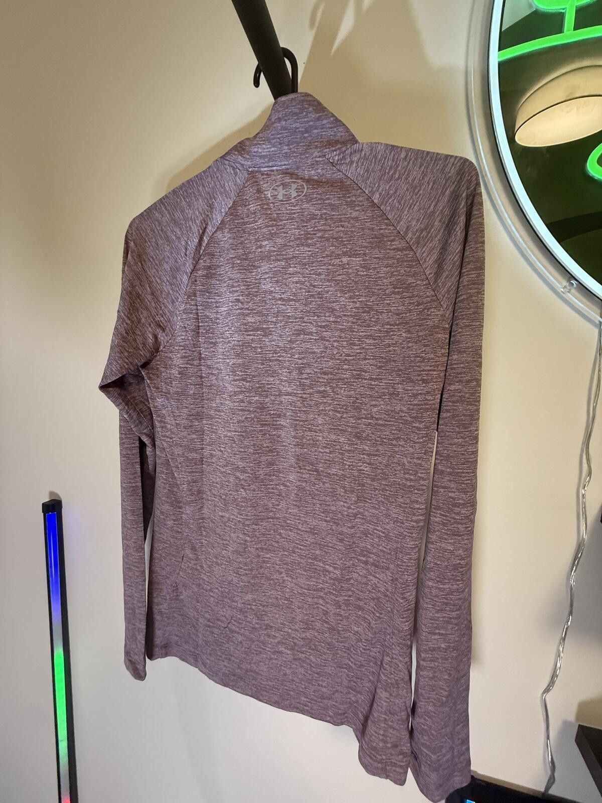 Under Armour Under Armour Tech Twist 1/2 Zip Womens Small Purple NWT Size S / US 4 / IT 40 - 4 Thumbnail