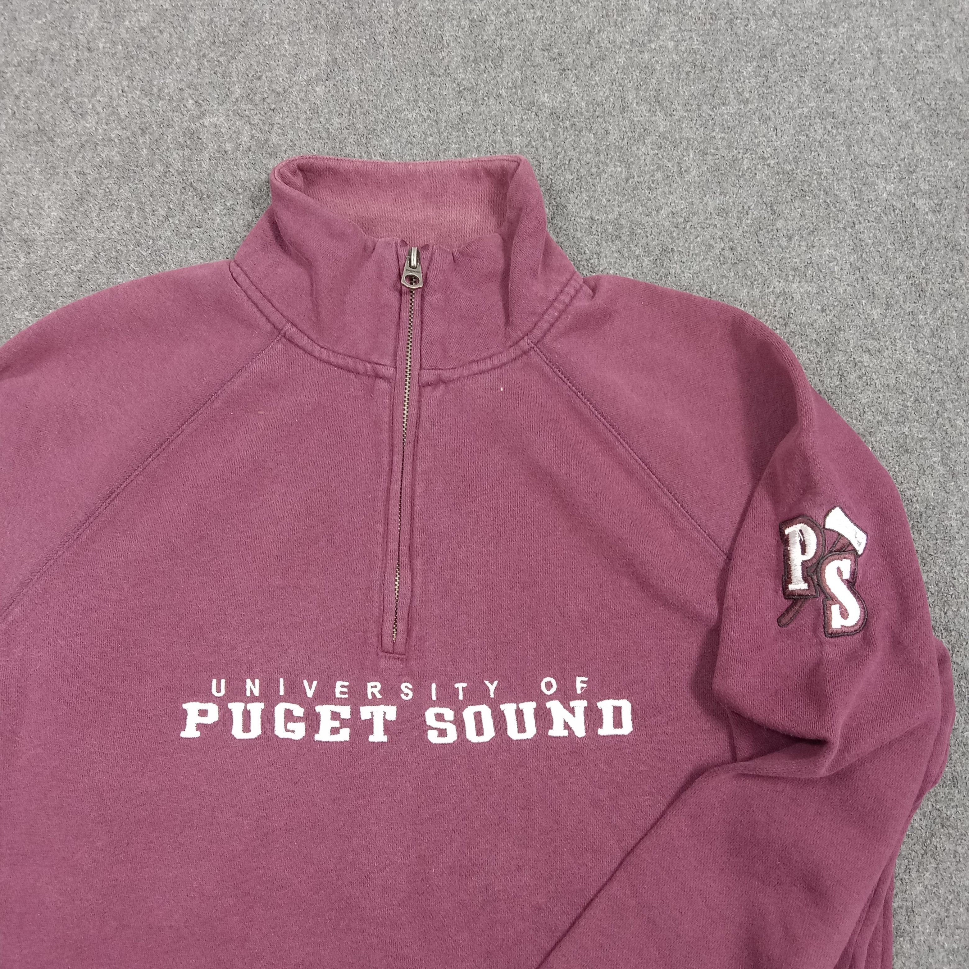 Jansport University Puget Sound Half Zipper Sweatshirt C270N20 Size US XXS / EU 40 - 2 Thumbnail