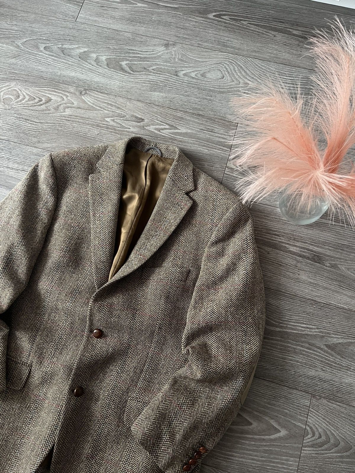 Harris Tweed ‼️Vintage Harris Tweed x Barutti Prime Collection Wool Blazer Size 42S - 4 Thumbnail