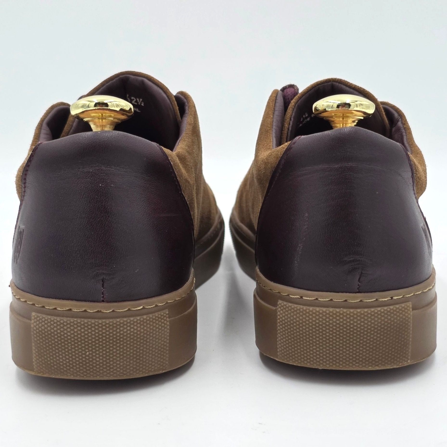 Other Worn Once? Noah Waxman Essex Sneakers Men 9.5 Brown Leather Size US 9.5 / EU 42-43 - 7 Thumbnail