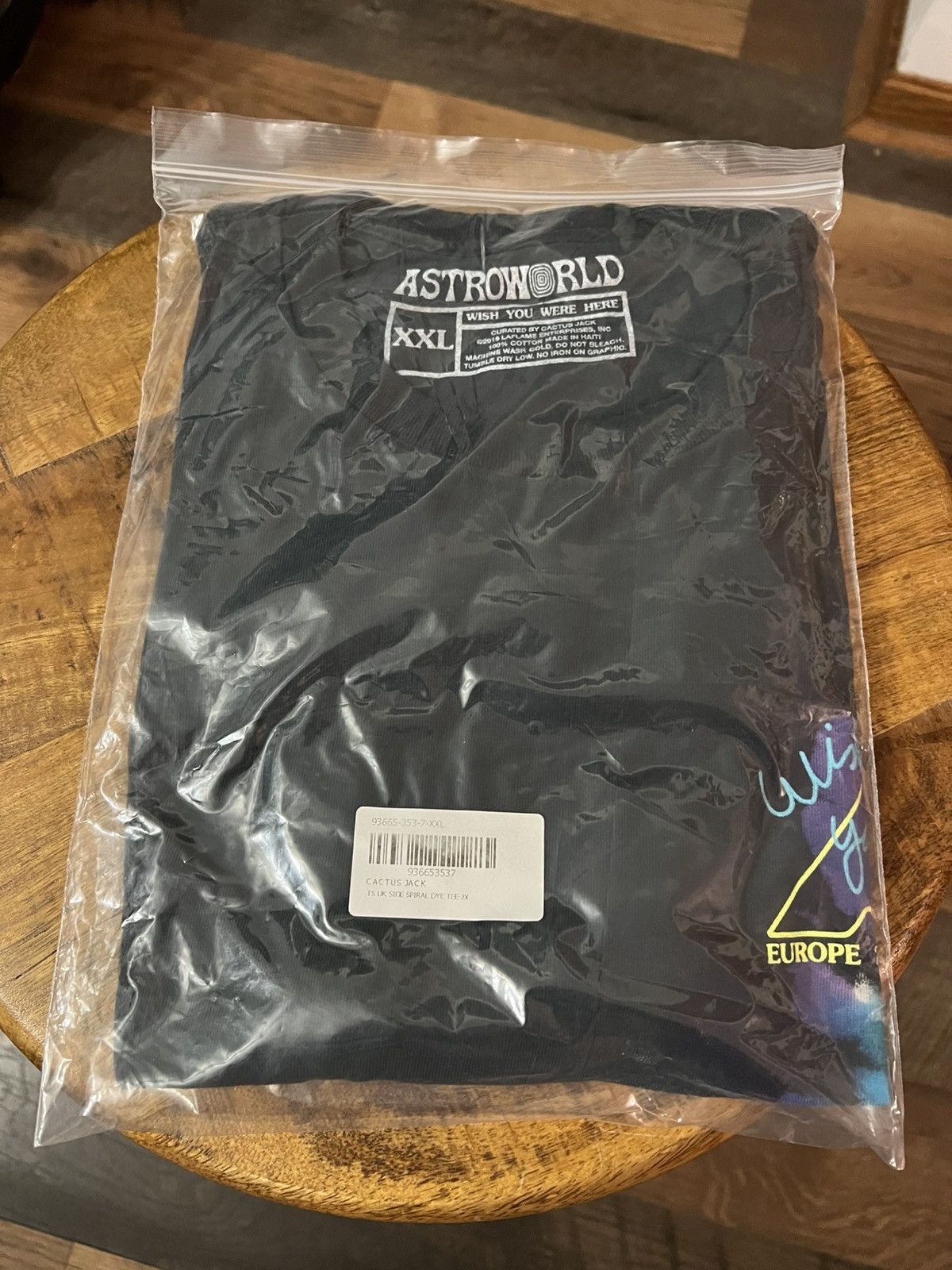 Travis Scott Travis Scott Astroworld Europe tie dye tee Size US XXL / EU 58 / 5 - 3 Thumbnail
