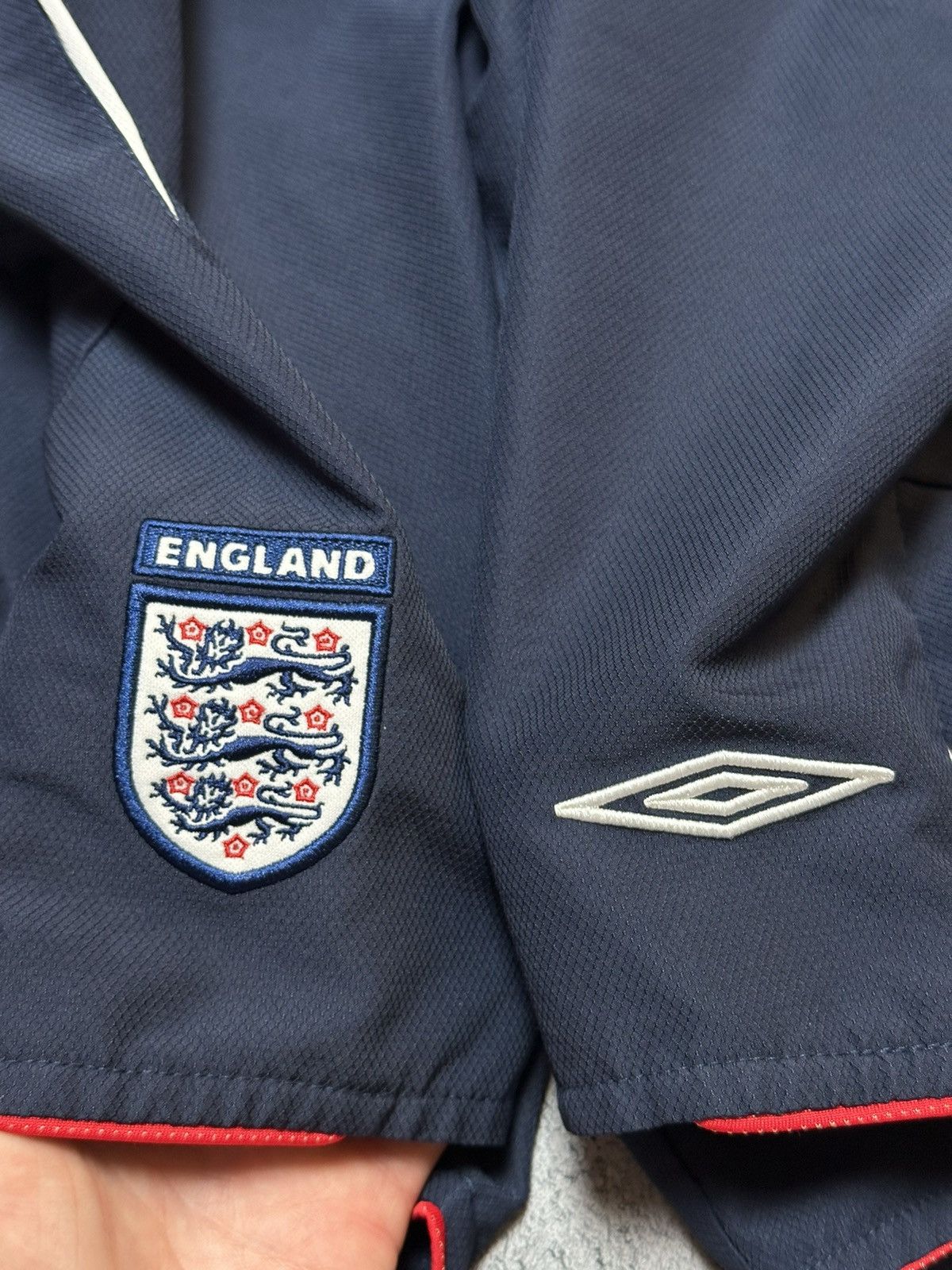Umbro Vintage Umbro England National Team Football Shorts Size US 34 / EU 50 - 4 Thumbnail