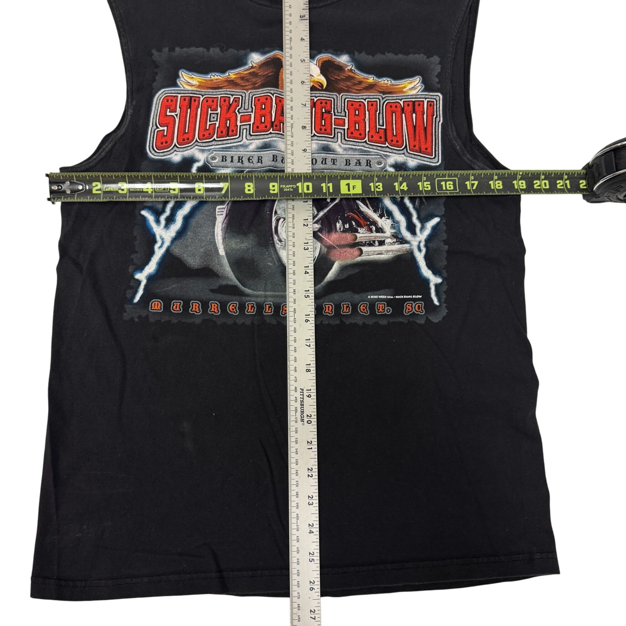 Other WCW Motorcycle Bike Week SUCK BANG BLOW Biker Rally T Shirt Size US M / EU 48-50 / 2 - 9 Thumbnail