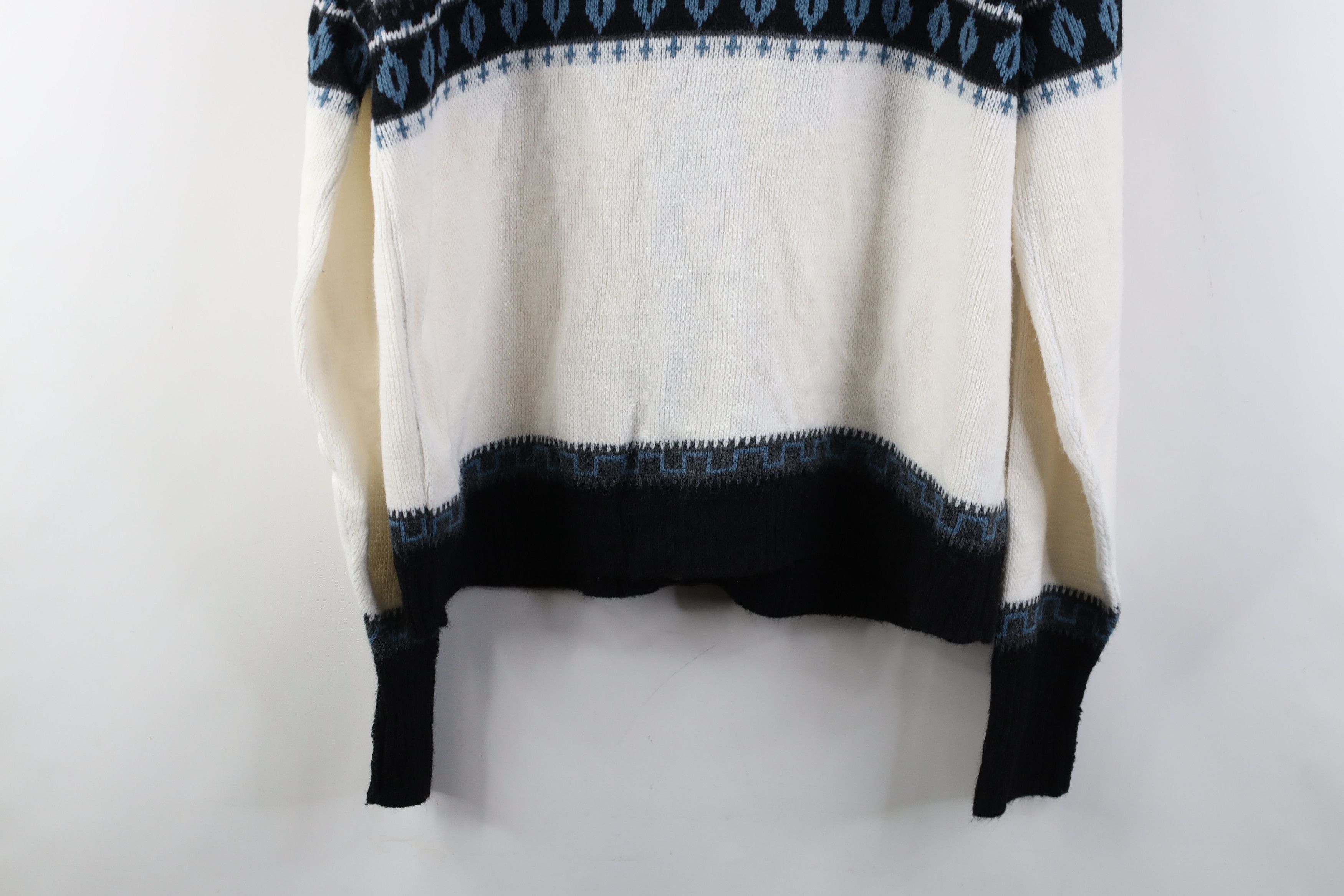 Vintage Vintage 60s 70s Streetwear Snowflake Fair Isle Sweater Size US XL / EU 56 / 4 - 12 Thumbnail