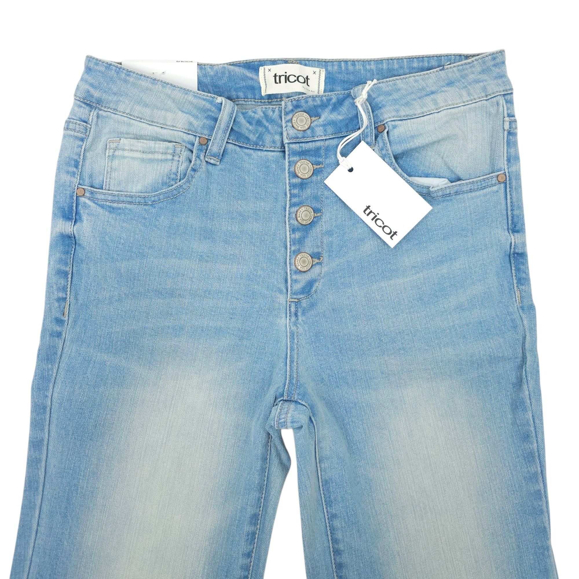 Other Tricot by C'est Toi Mid Rise Flare Jeans Womens Size 9/28 Size 28" / US 6 / IT 42 - 9 Thumbnail