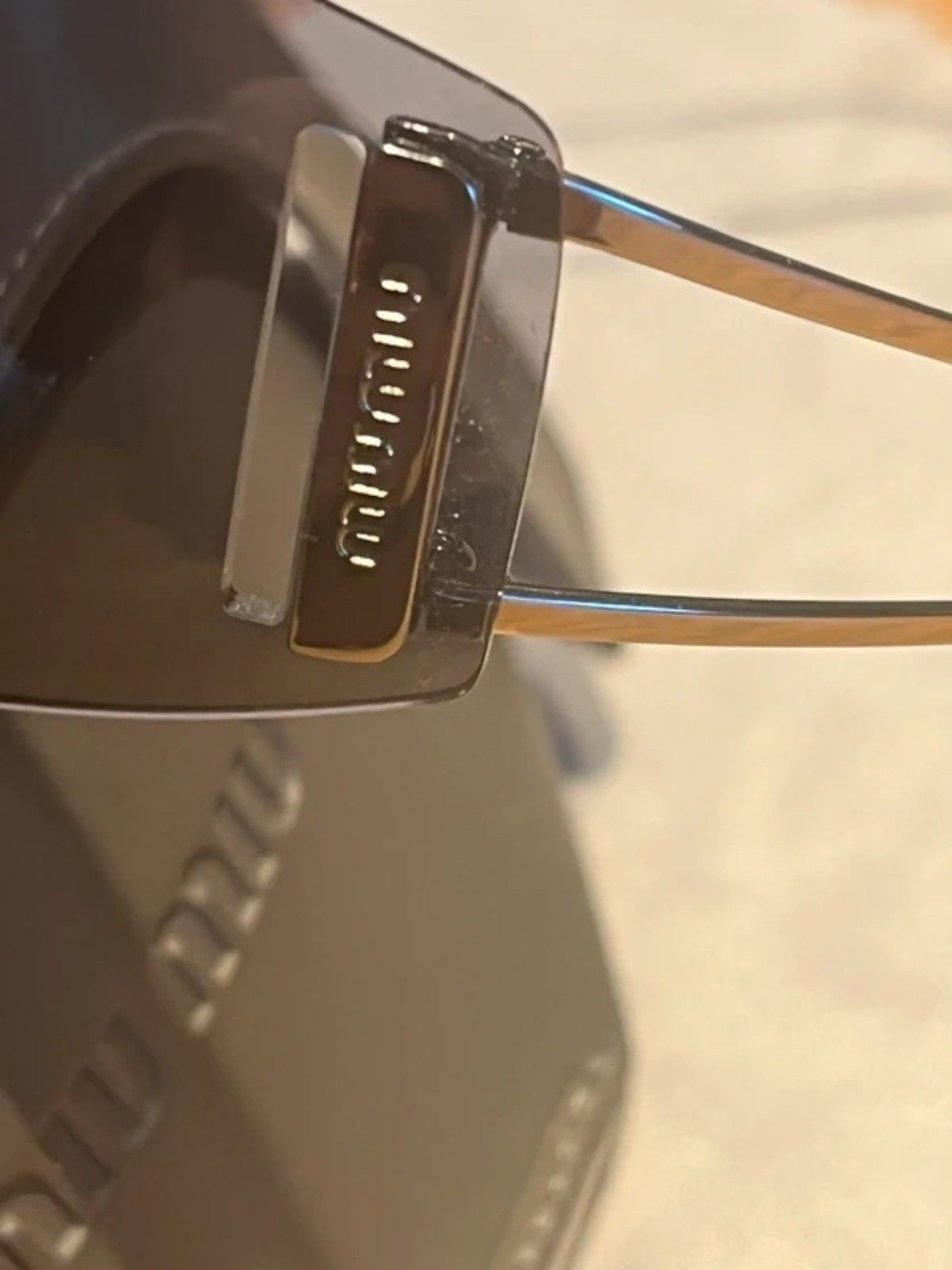 Miu Miu Miu Miu SMU 51C Shield Visor Sunglasses Size ONE SIZE - 11 Thumbnail