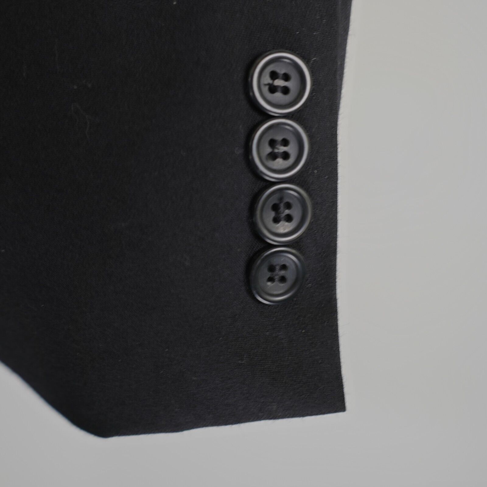 Joseph & Feiss Joseph & Feiss Wool Black 2 Button Suit Jacket 48R Tagged 46 Size 48R - 3 Thumbnail