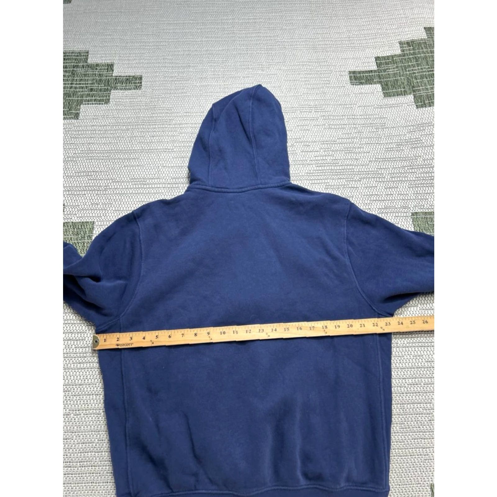 Nike Nike Hoodie Mens Medium Blue Cotton Blend Full Zip Crew Neck Sportswear Fleece Hooded GYM & Training Winter Fall Spring Regular Color Blue Mens Size US M / EU 48-50 / 2 - 5 Thumbnail