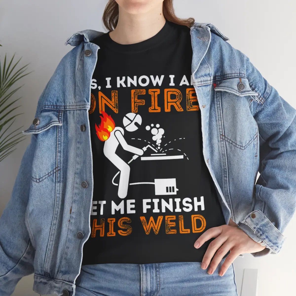 Other Yes I know I Am On Fire - Let me Finish This Weld T-Shirt L Size US L / EU 52-54 / 3 - 2 Thumbnail