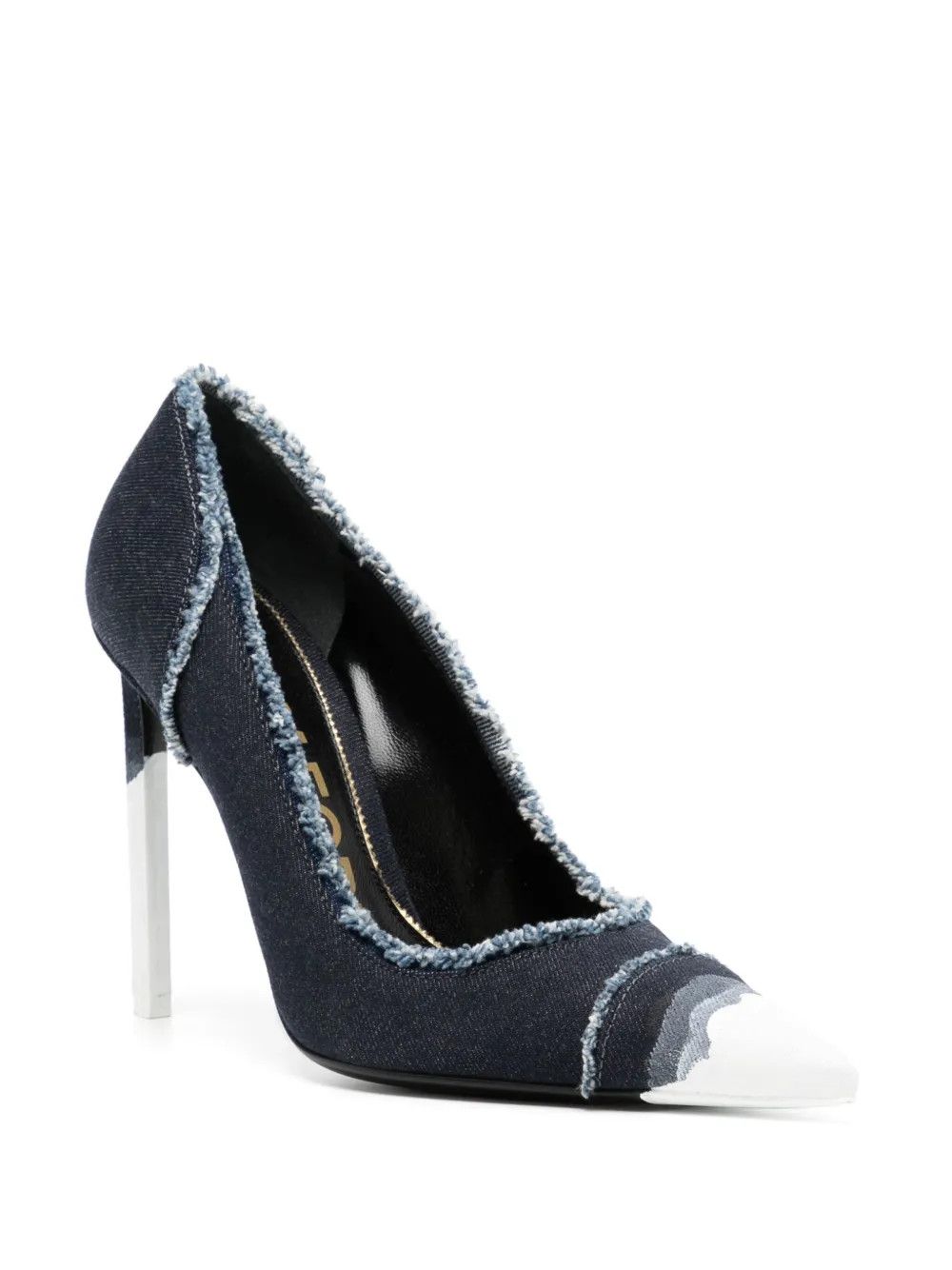 Tom Ford o1y0126 Denim Pumps in Multicolor Size US 6.5 / IT 36.5 - 2 Thumbnail