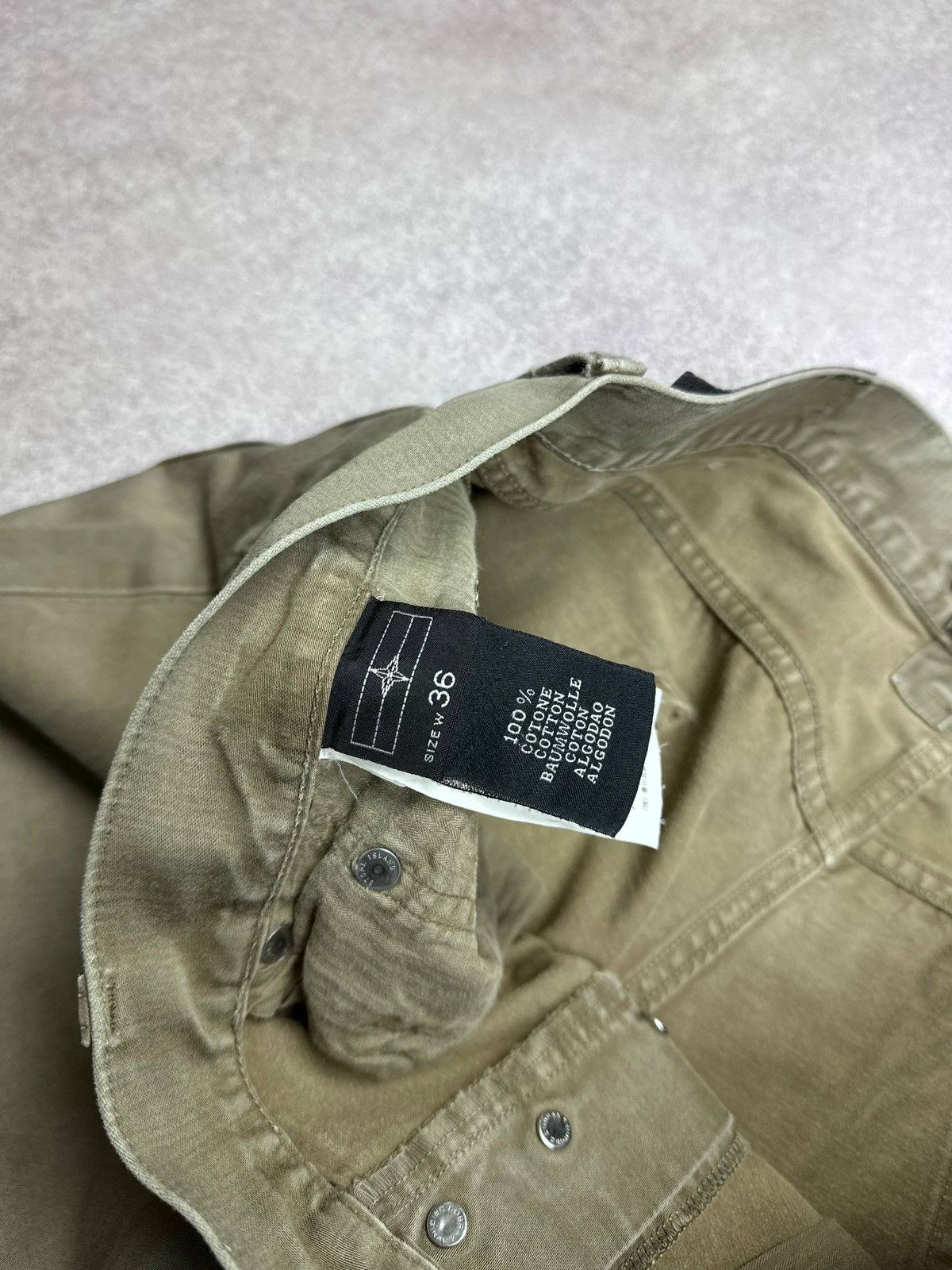 Stone Island Vintage Stone Island Chino Rare Relaxed Pants 36 Size US 36 / EU 52 - 8 Thumbnail