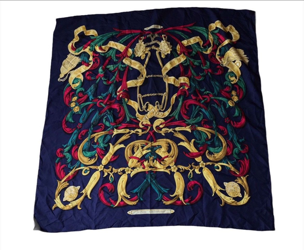 Hermes Hermes Paris Le Mors “A La Conetable” Silk Scarf Size ONE SIZE - 3 Thumbnail