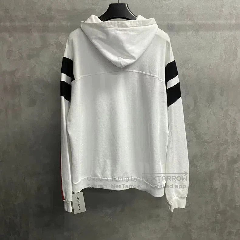Balenciaga Balenciaga White Logo Stripe School Jacket. Size US S / EU 44-46 / 1 - 2 Thumbnail