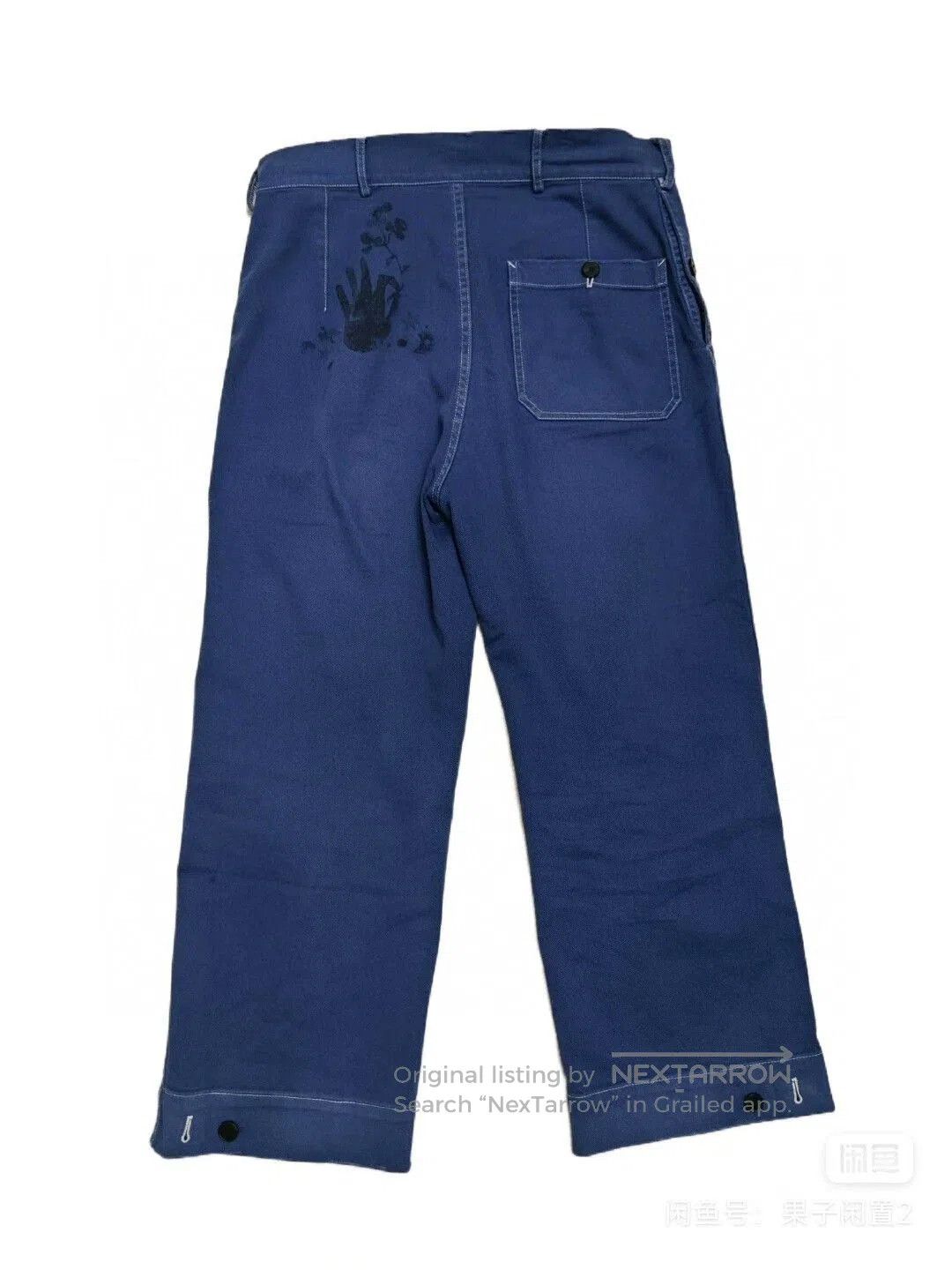 Dior Dior Vintage Wide-Leg Denim Pants Size 38. Size US 38 / EU 54 - 2 Thumbnail