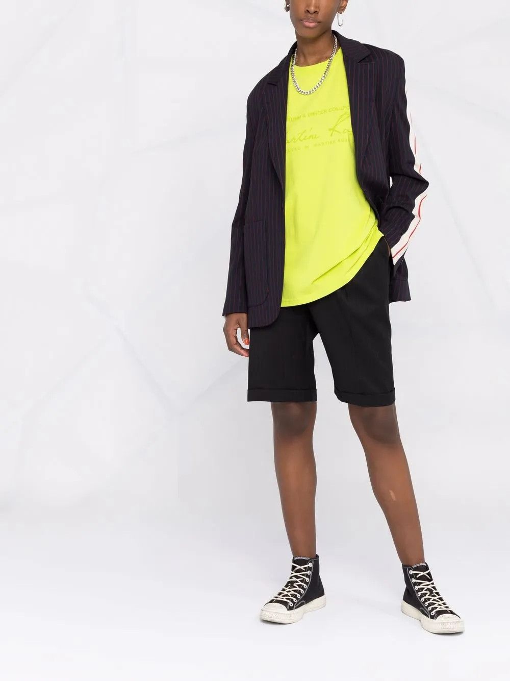 Palm Angels o1y1125 Blazer in Midnight Blue/Red Size S / US 4 / IT 40 - 5 Thumbnail