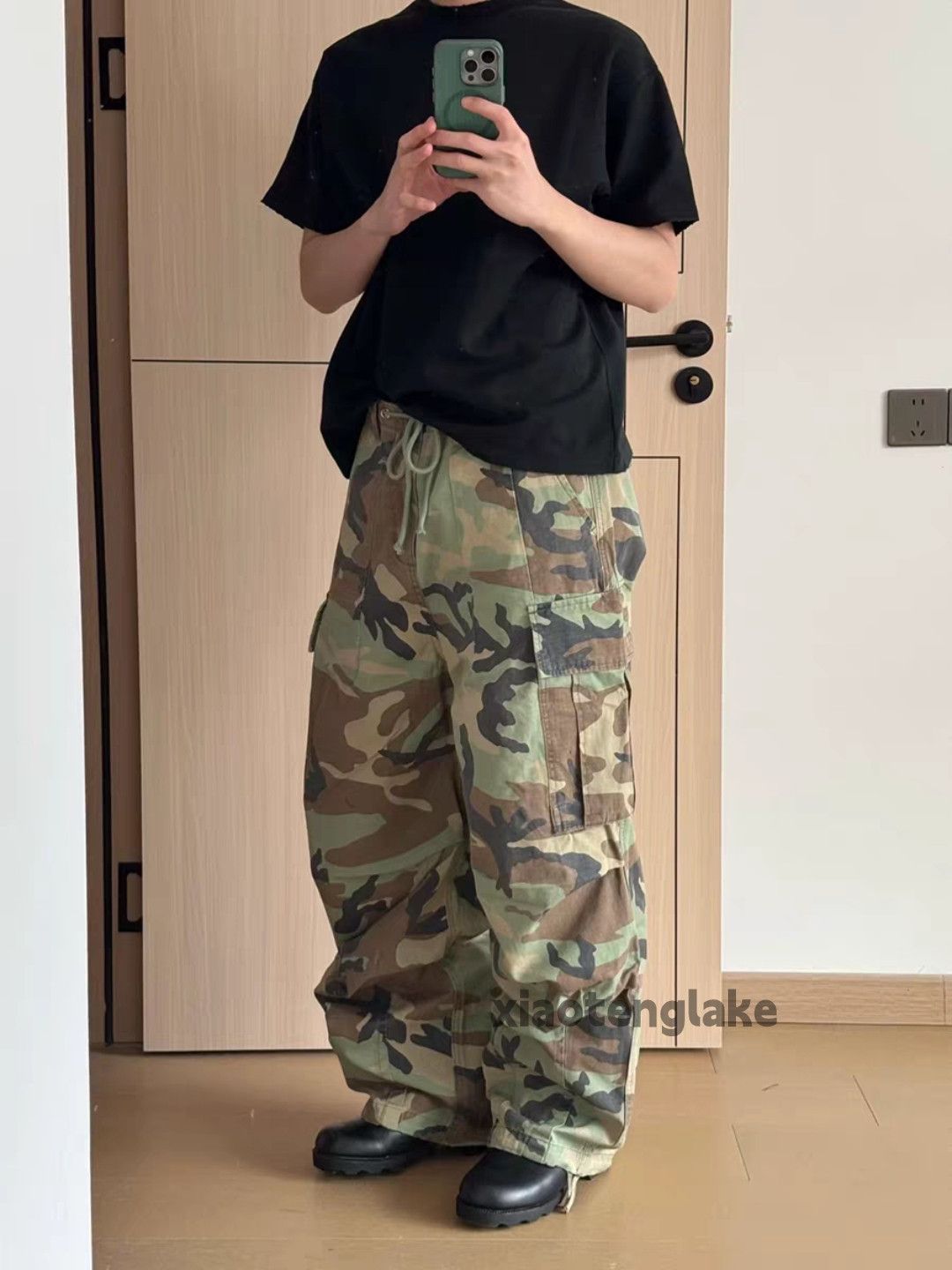Vintage xtl supreme Stussy style military outdoor cargo camo pants Size US 26 / EU 42 - 4 Thumbnail