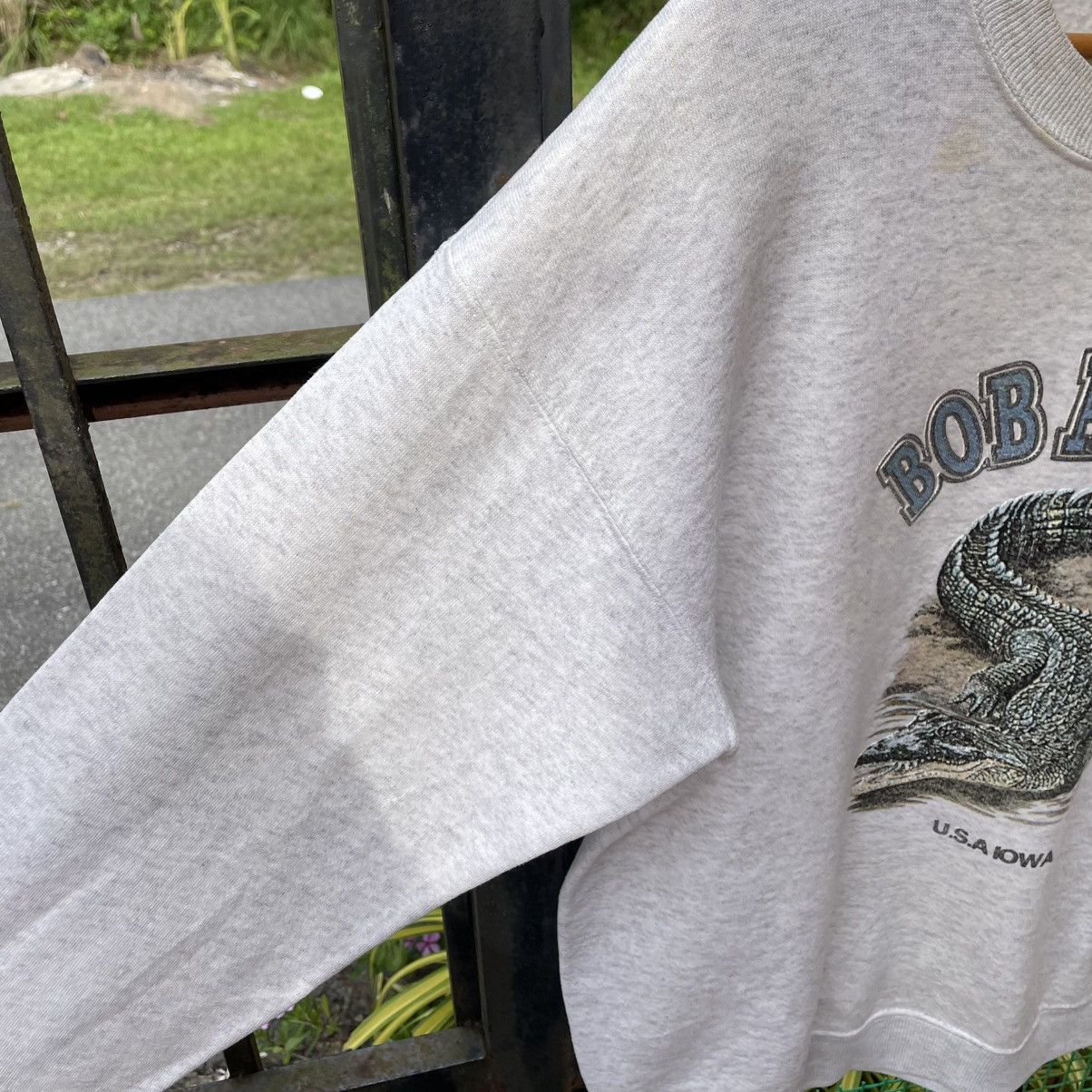 Vintage 🔥Vintage 90s Bob Allen Big Crocodile Sweatshirts Size US M / EU 48-50 / 2 - 5 Thumbnail