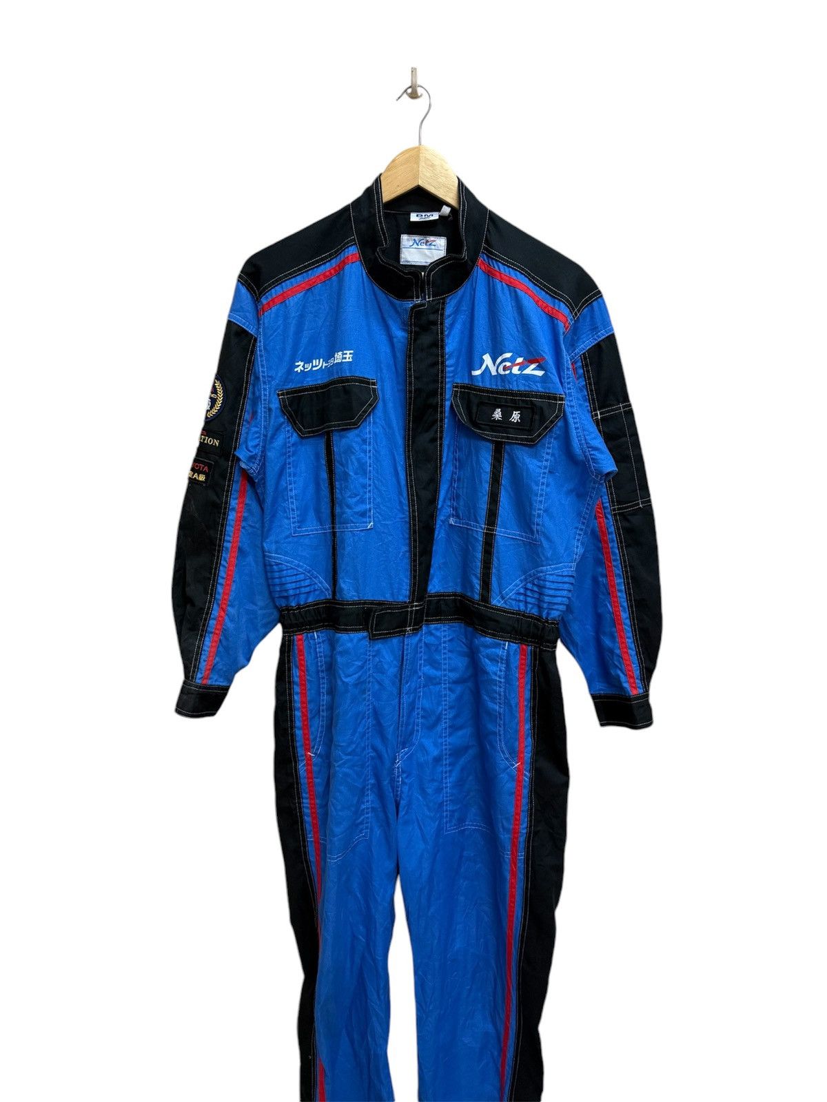 Japanese Brand × Vintage Vintage Netz Toyota Motosport Overall Size US 35 - 3 Thumbnail