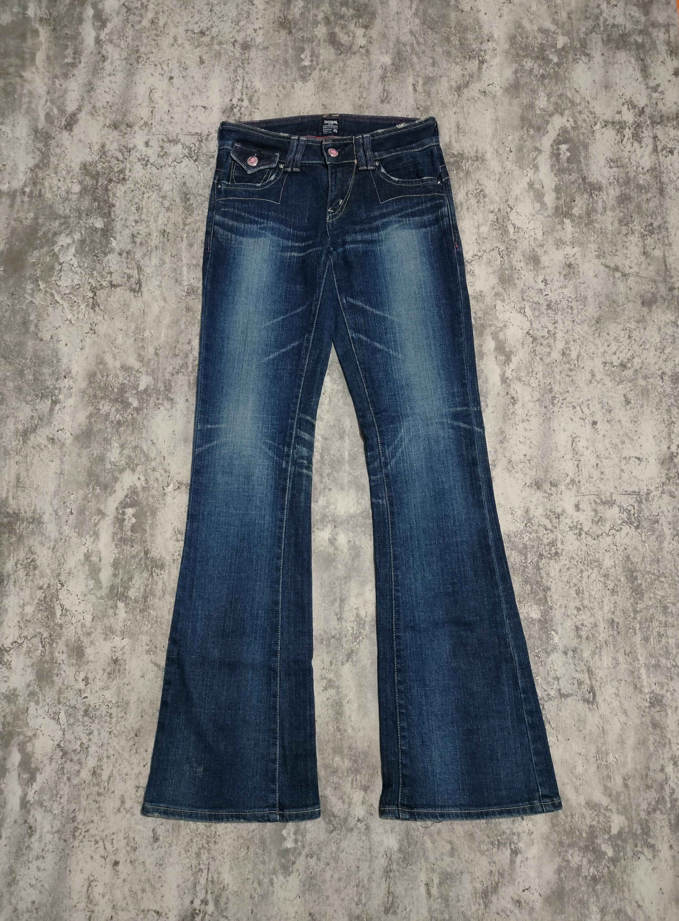 Tornado Mart Something Edwin Comme Ca Models Flare Jeans Size 29" - 2 Thumbnail